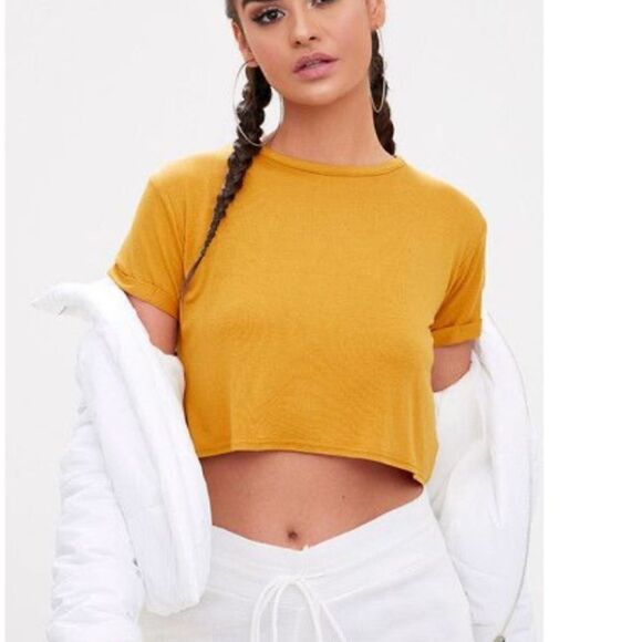 Bp Yellow Crop T-Shirt - Picture 12 of 12